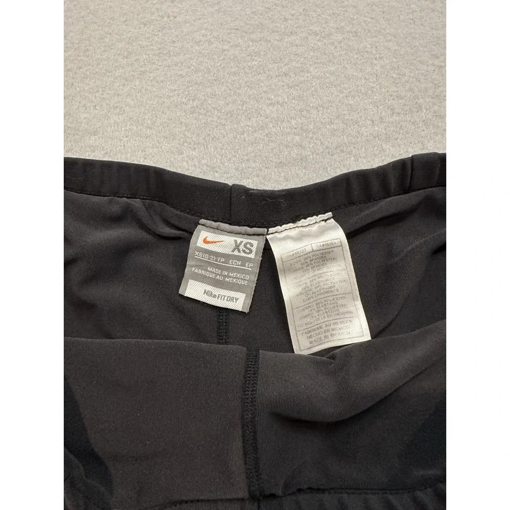 Nike Fit Dry Women's Black Athletic Running Shorts XS Polyester Stretch